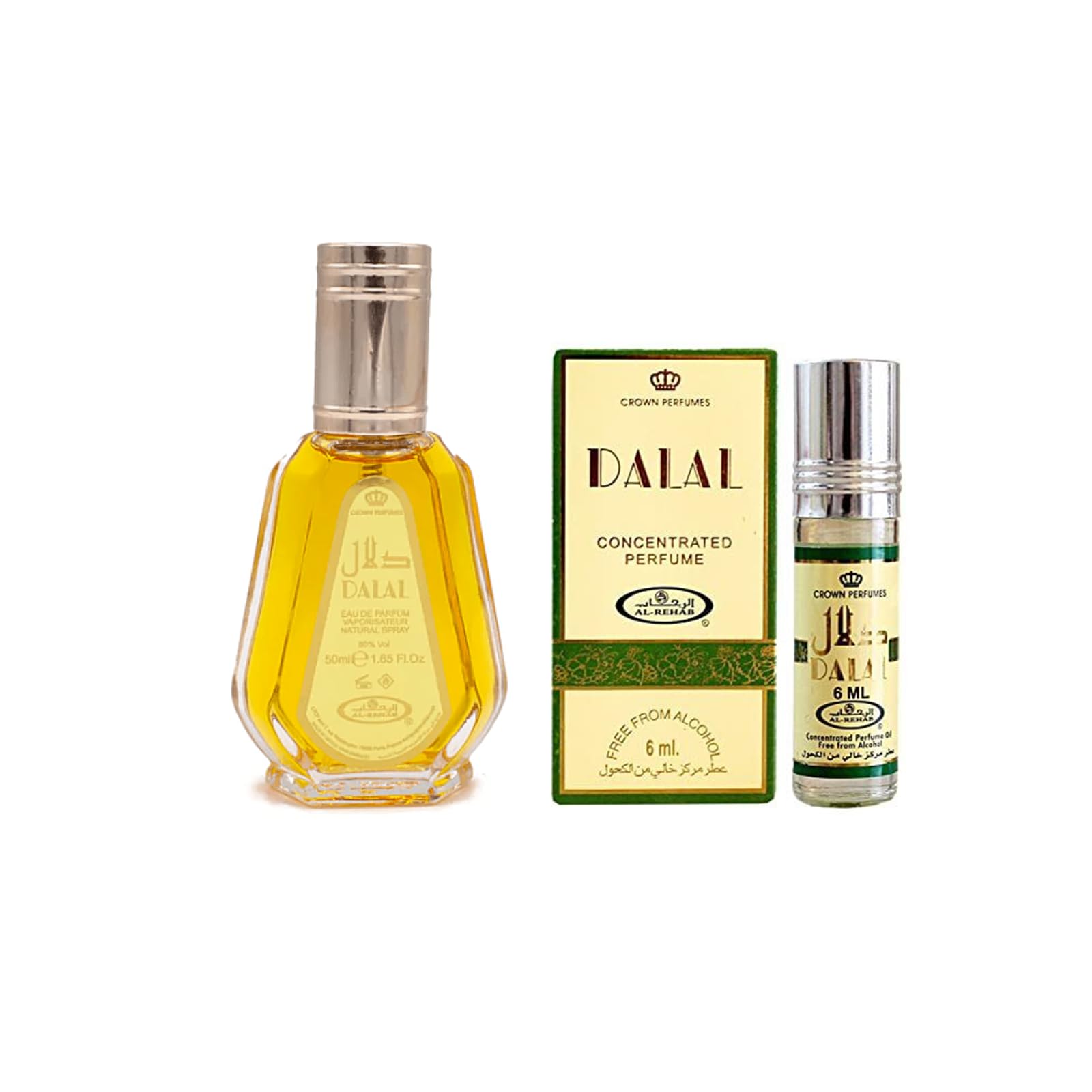 Amazon.com : Al Rehab Dalal 2-Piece Set for Women, (1.7 Oz Eau De